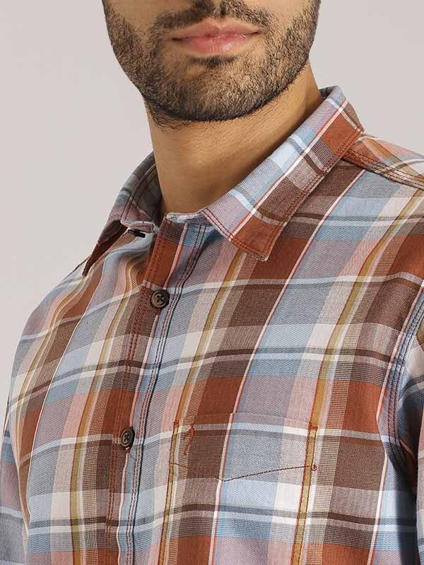 Indian Terrain Men Checkered Multicolor Shirt